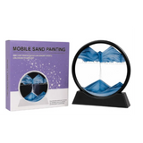 Moving Sand Art Picture | 3D Dynamic Deep Sea Sandscape with Display Stand | Random Color