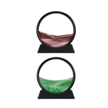 Moving Sand Art Picture | 3D Dynamic Deep Sea Sandscape with Display Stand | Random Color