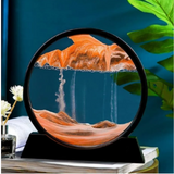 Moving Sand Art Picture | 3D Dynamic Deep Sea Sandscape with Display Stand | Random Color