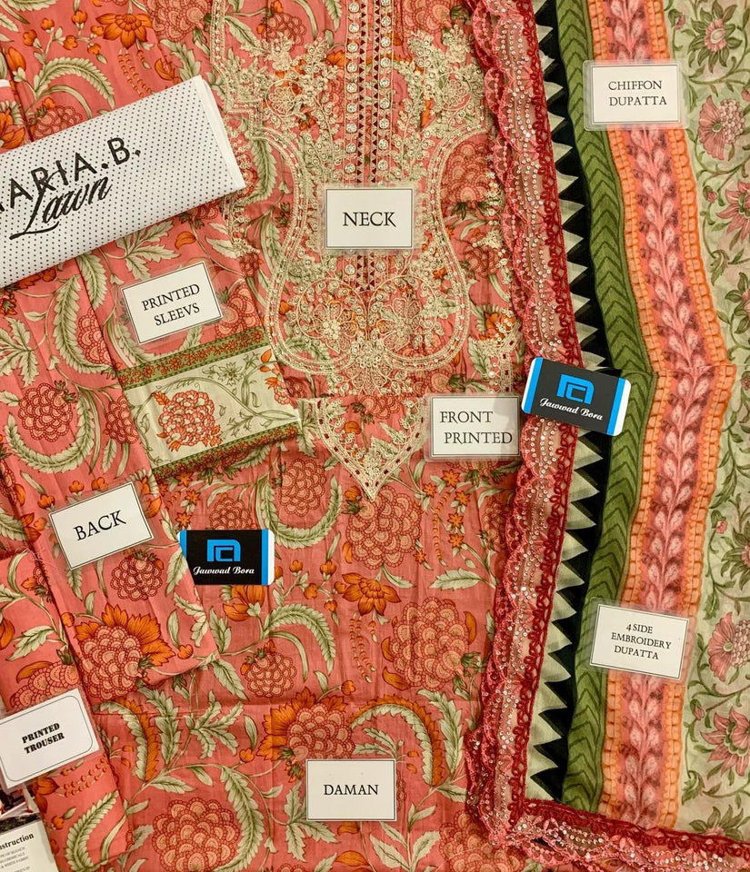 3 piece lawn suit