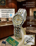 HI QUALITY ROLEX GIRLS DAIMOND CUT WATCHES⬅️  DAIMONDS CUT GLASS