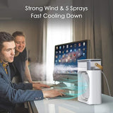 Mini air cooling ❄️ fan multifunction usb new household portable air conditioner humidifier strong wind | protable fan | portable air❄️ cooler (random color)