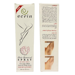 Ecrin Hair Removal Spray💨 for Men & Women | Fast, Gentle Hair Remover