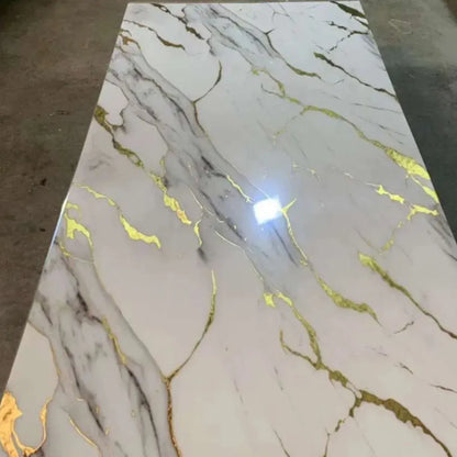 Autumn Brown | Marble Sheet Sticker 60x200cm | Waterproof Self-Adhesive PVC Wallpaper for Furniture Walls