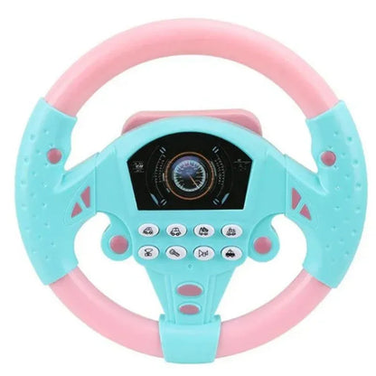 Toy Steering Wheel with Sound Effects for Kids | Interactive Driving Toy with Music & Emergency Sounds