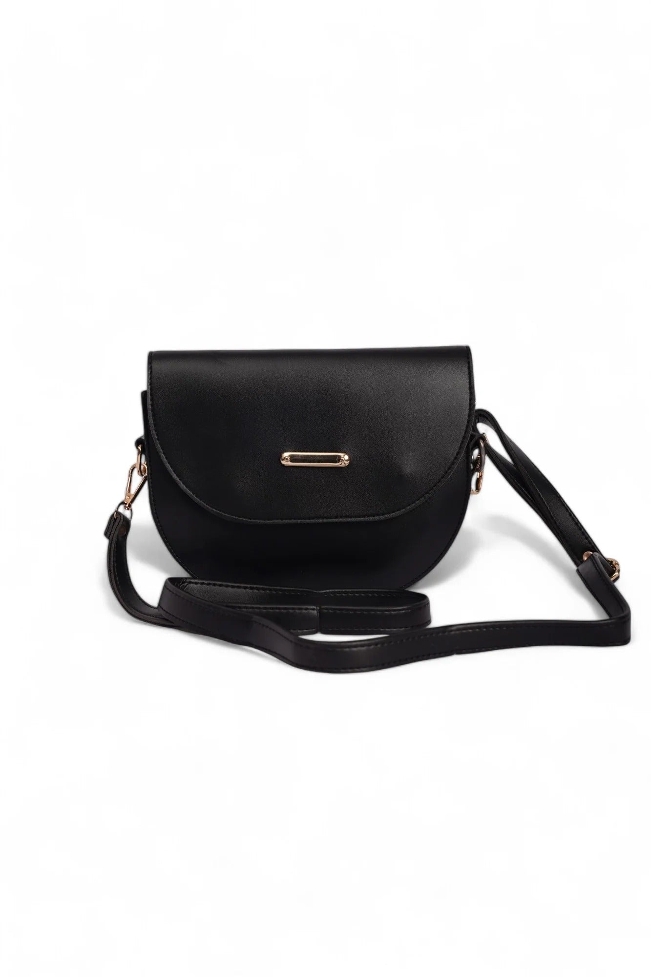 Chic Black Dual Strap Bag