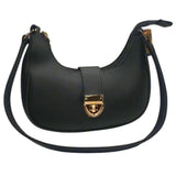 Crescent Luxury Faux Leather Shoulder Bag