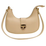 Crescent Luxury Faux Leather Shoulder Bag