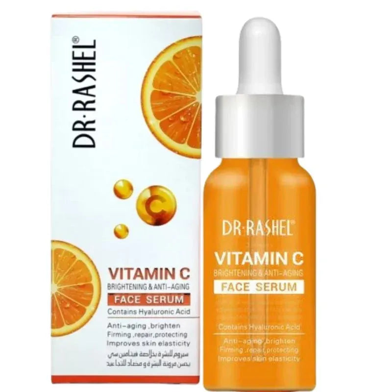 Liru Collagen Vitamin C Serum Orange 30ml Brightening Anti-Aging Face Serum for Glowing Skin