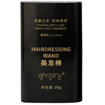 Brown Temporary Hair Color Stick | Long-Lasting Gray Coverage Hair Touch-Up Wand | 20g